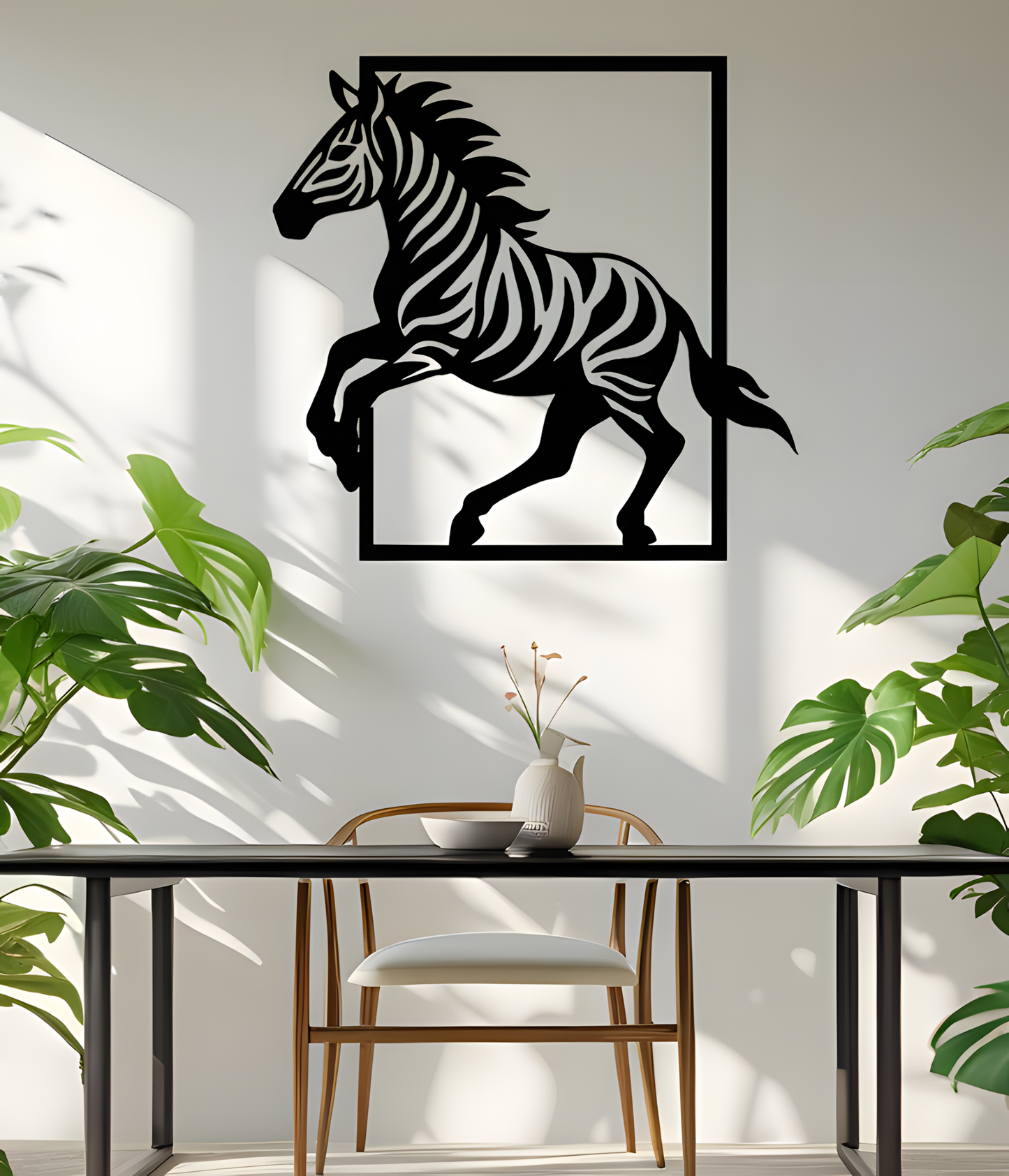 Cuadro cebra 70x60CM