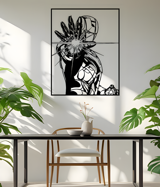 Cuadro Iron Man 60x60CM