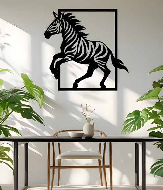 Cuadro cebra 70x60CM