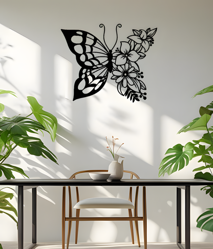Cuadro mariposa 60x60CM