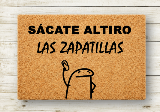 Sácate altiro las zapatillas