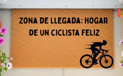 ciclista feliz
