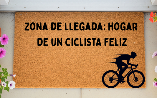 ciclista feliz