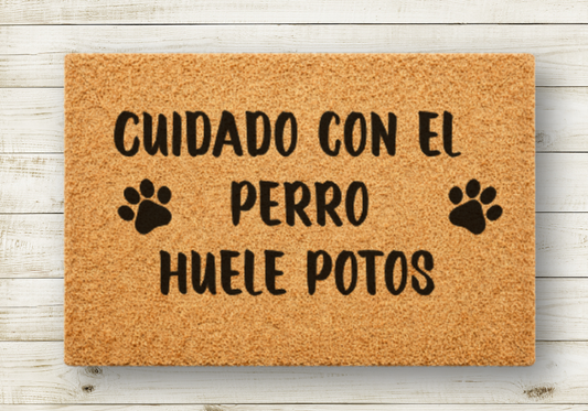 Cuidado con el perro