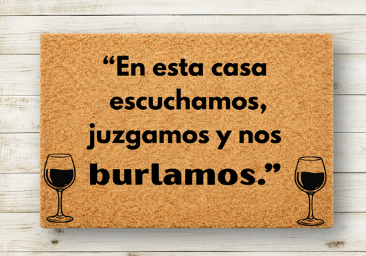 En esta casa escuchamos