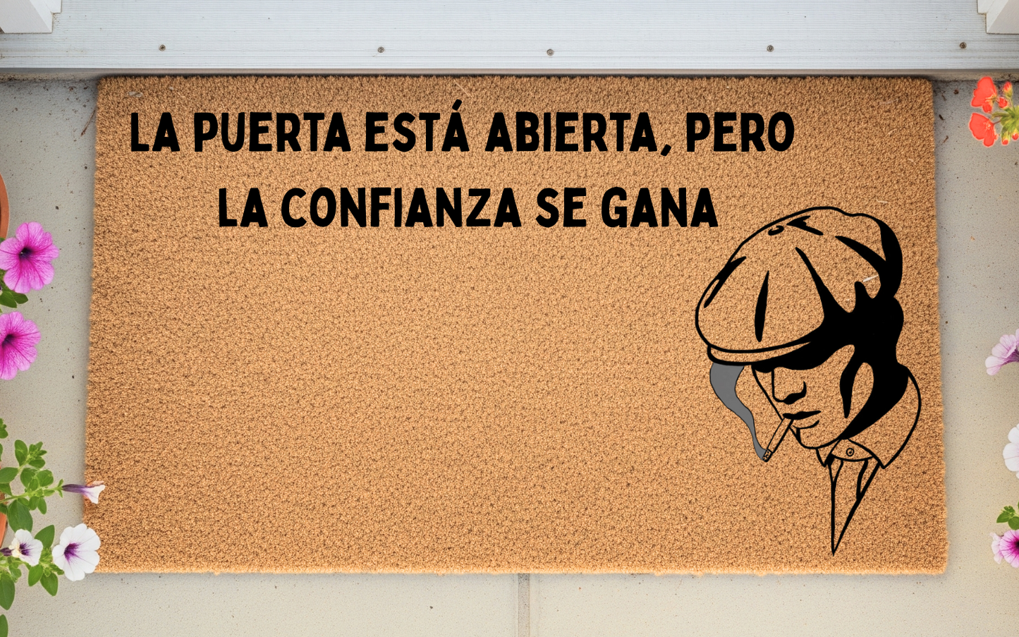la puerta esta abierta